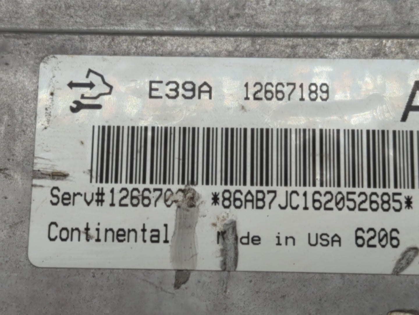 2017-2020 Chevrolet Impala PCM Engine Control Computer ECU ECM PCU OEM P/N:12667189 Fits Fits 2017 2018 2019 2020 OEM Used A