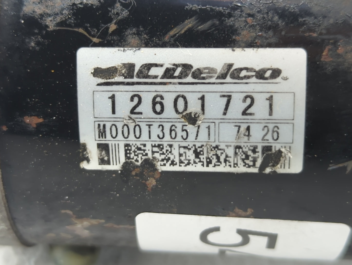 2012-2020 Chevrolet Impala Car Starter Motor Solenoid OEM P/N:M000T36571 12601721 Fits OEM Used Auto Parts - Oemusedautopart