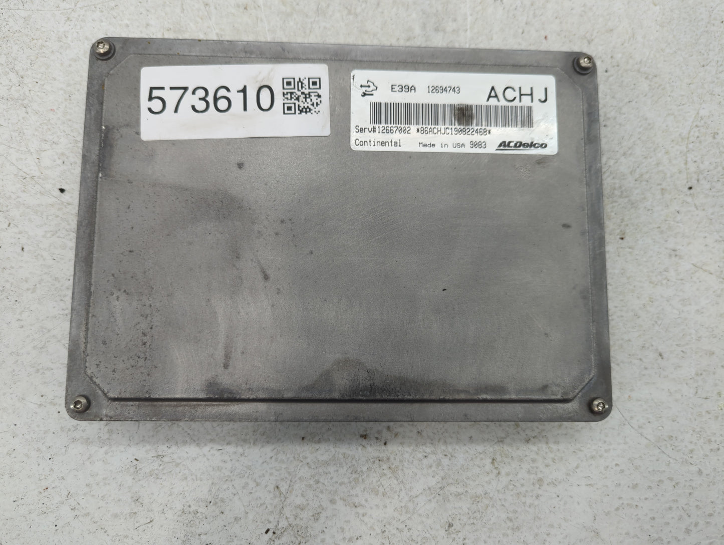 2017-2020 Chevrolet Impala PCM Engine Control Computer ECU ECM PCU OEM P/N:12694743 Fits Fits 2017 2018 2019 2020 OEM Used A