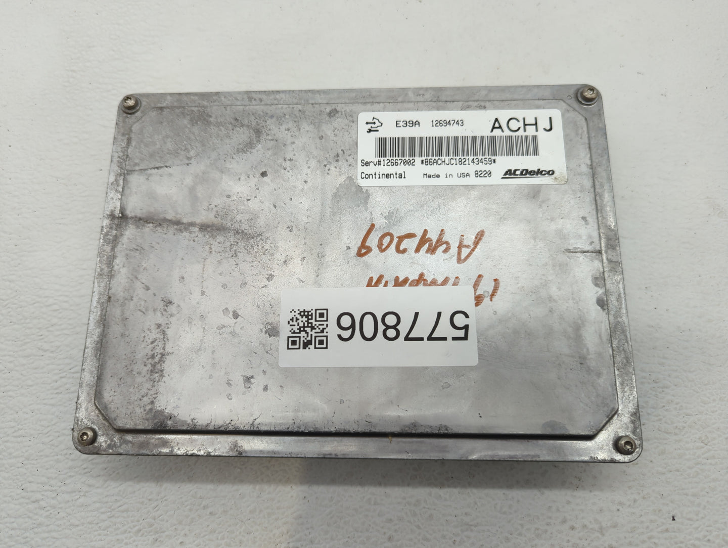 2017-2020 Chevrolet Impala PCM Engine Control Computer ECU ECM PCU OEM P/N:12694743 Fits Fits 2017 2018 2019 2020 OEM Used A