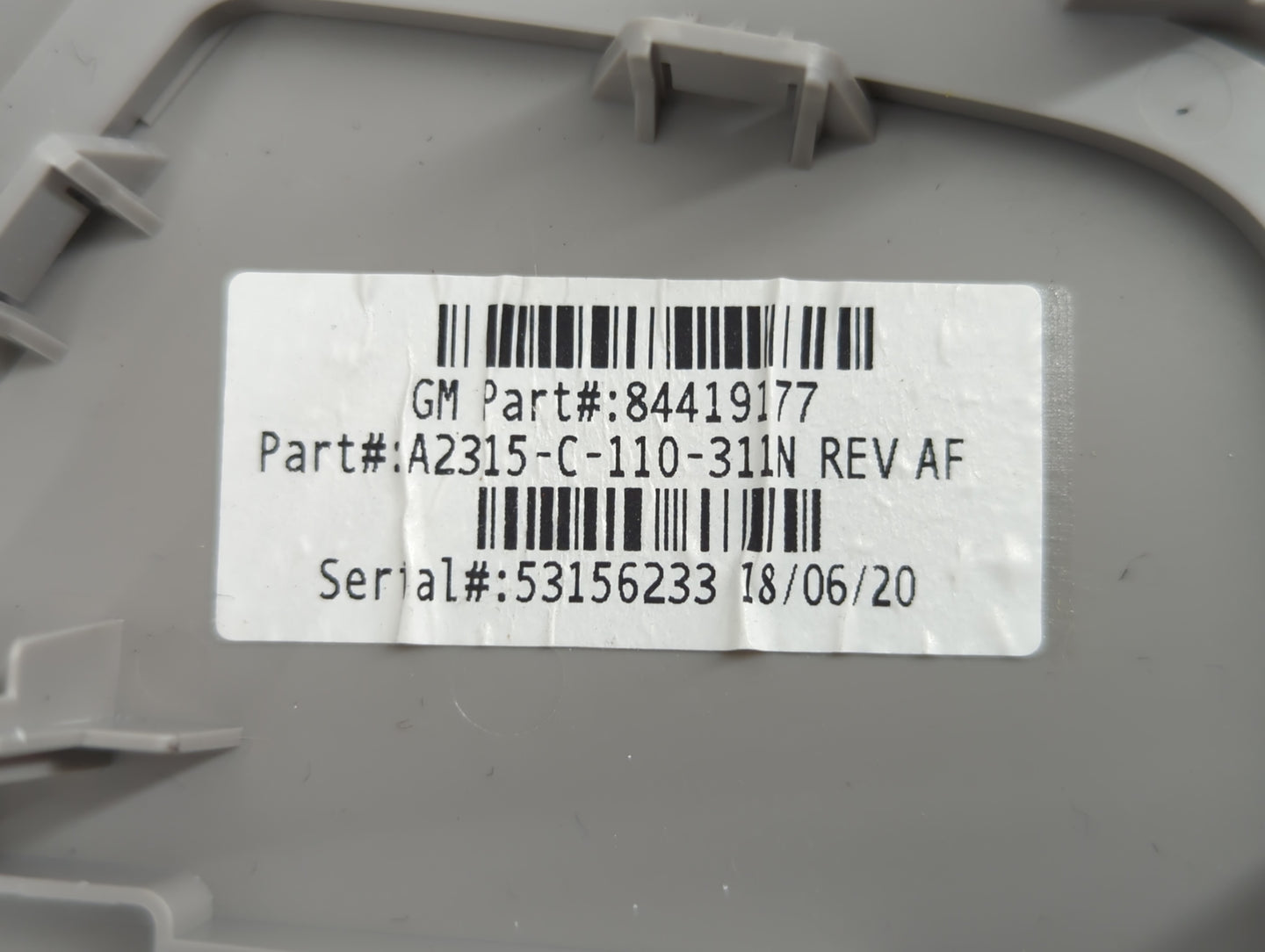 2019 Chevrolet Impala Overhead Roof Console - Oemusedautoparts1.com