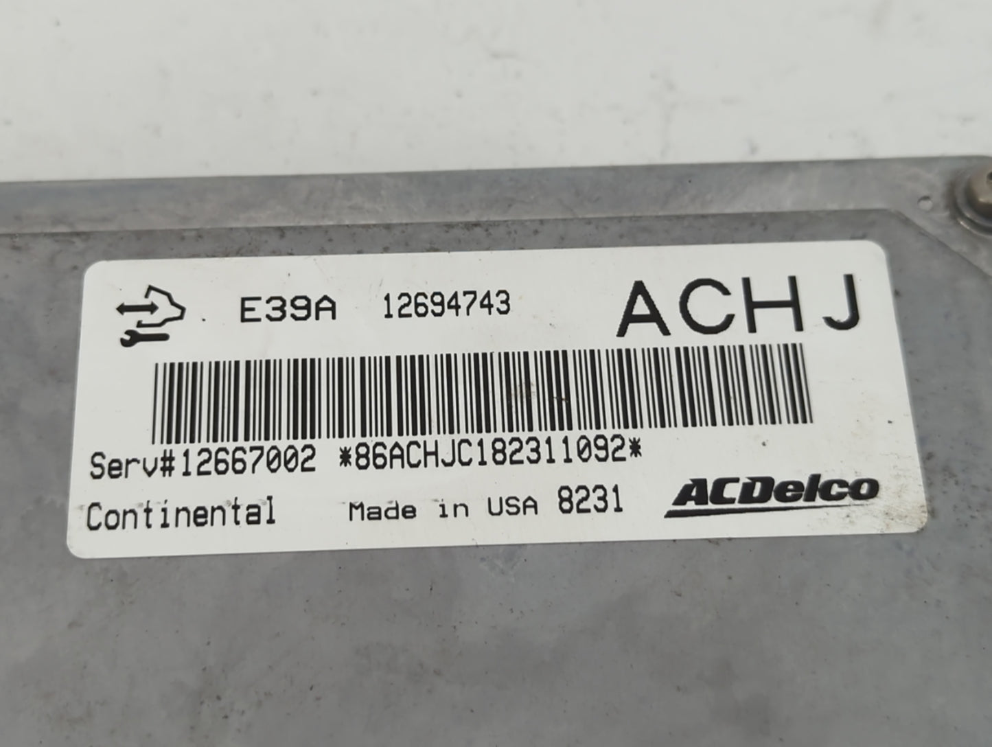2017-2020 Chevrolet Impala PCM Engine Control Computer ECU ECM PCU OEM P/N:12694743 12667002 Fits Fits 2017 2018 2019 2020 O