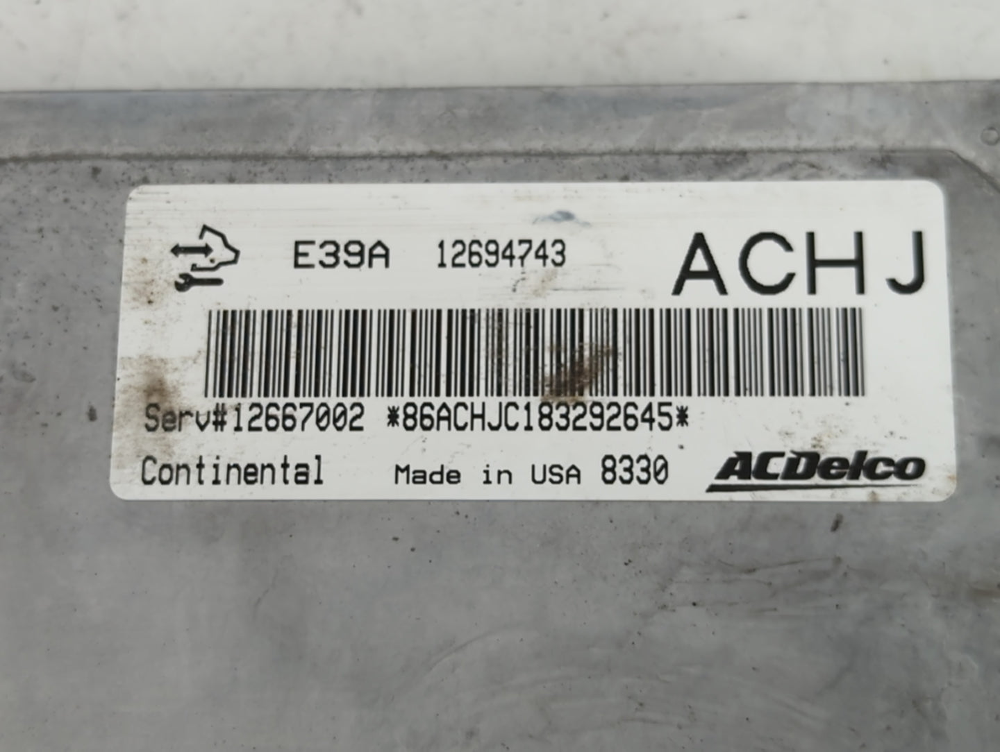 2017-2020 Chevrolet Impala PCM Engine Control Computer ECU ECM PCU OEM P/N:12694743 12667002 Fits Fits 2017 2018 2019 2020 O
