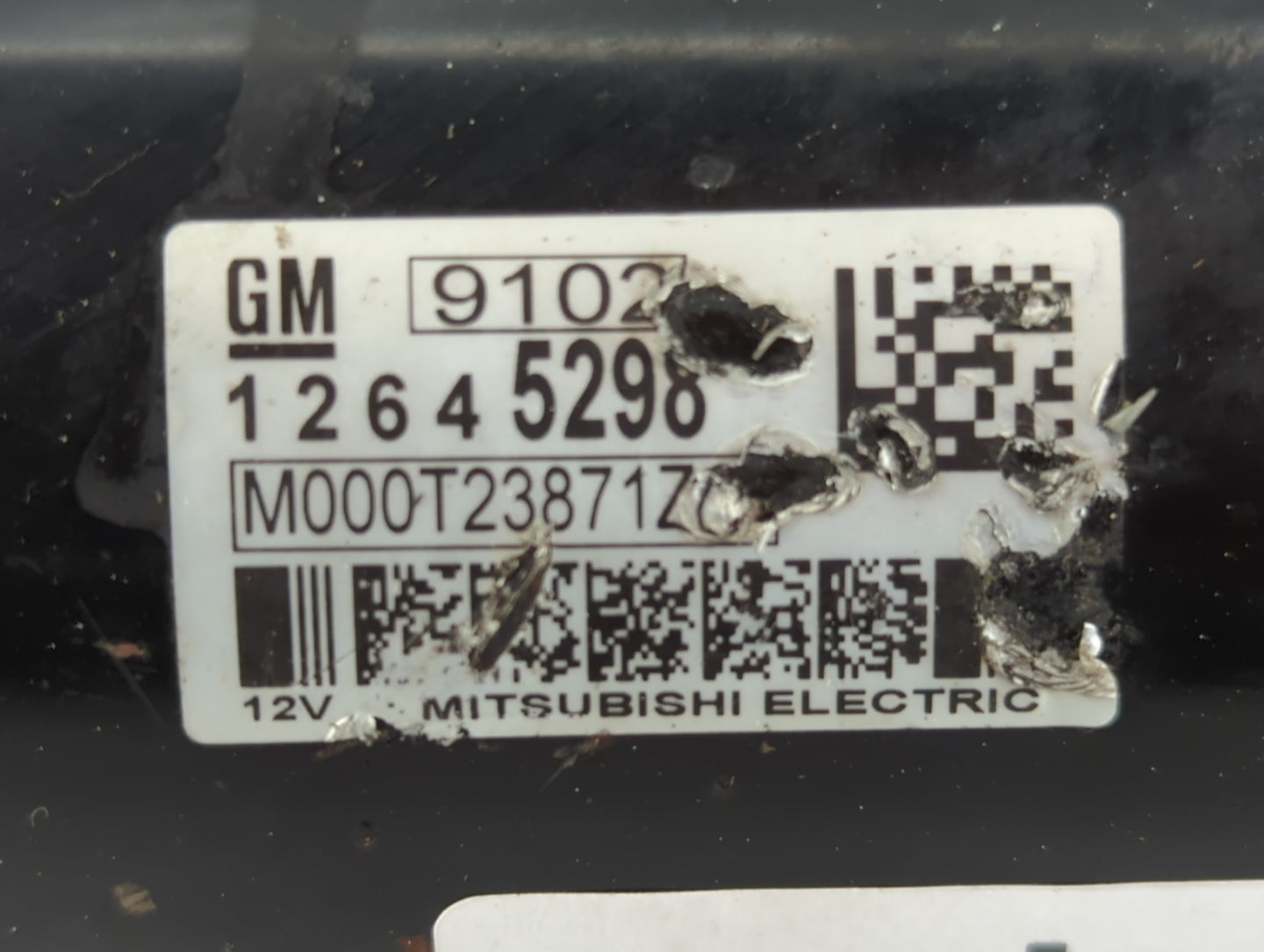 2012-2020 Chevrolet Impala Car Starter Motor Solenoid OEM P/N:M000T23871ZC 12645298 Fits OEM Used Auto Parts - Oemusedautopa