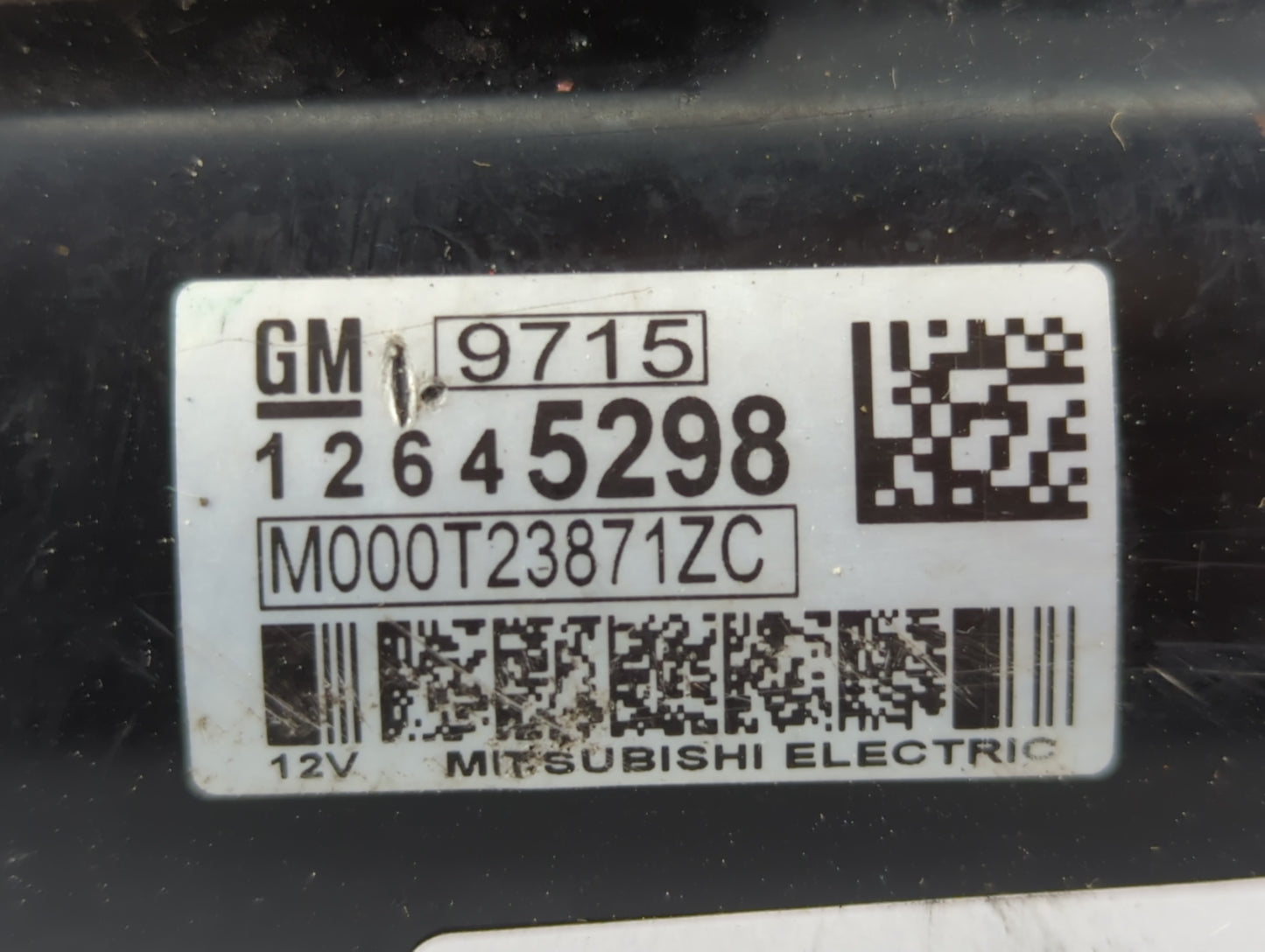 2012-2020 Chevrolet Impala Car Starter Motor Solenoid OEM P/N:M000T23871ZC 12645298 Fits OEM Used Auto Parts - Oemusedautopa