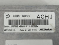 2017-2020 Chevrolet Impala PCM Engine Control Computer ECU ECM PCU OEM P/N:12694743 12667002 Fits Fits 2017 2018 2019 2020 O