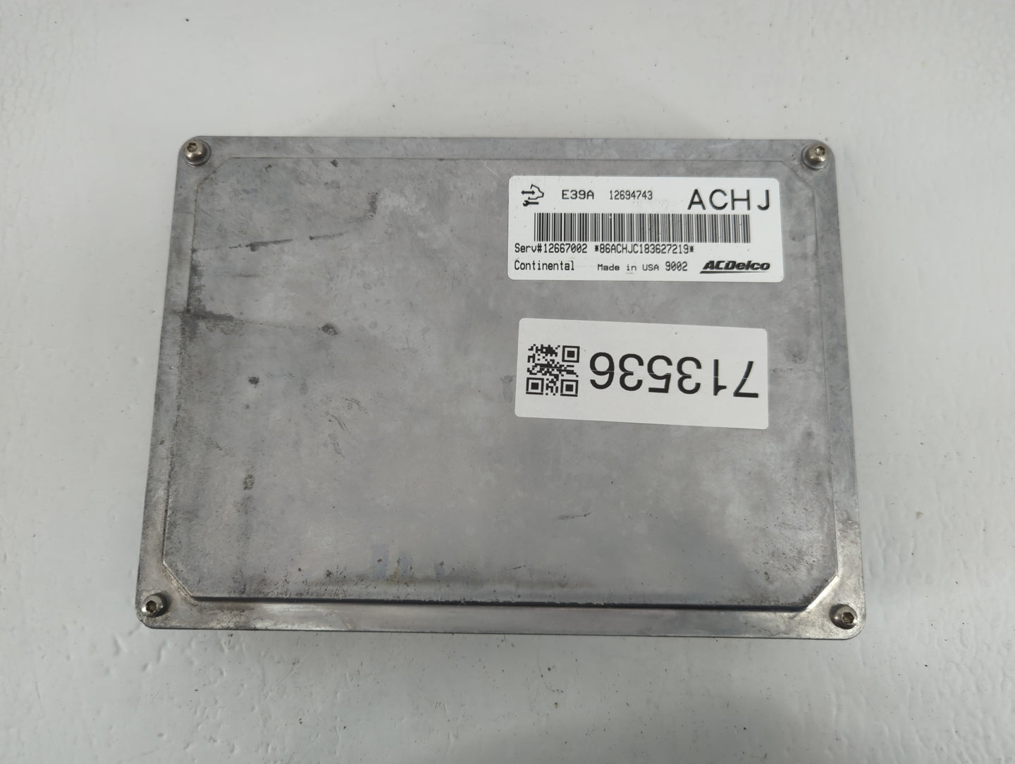2017-2020 Chevrolet Impala PCM Engine Control Computer ECU ECM PCU OEM P/N:E39A 12694743 Fits Fits 2017 2018 2019 2020 OEM U