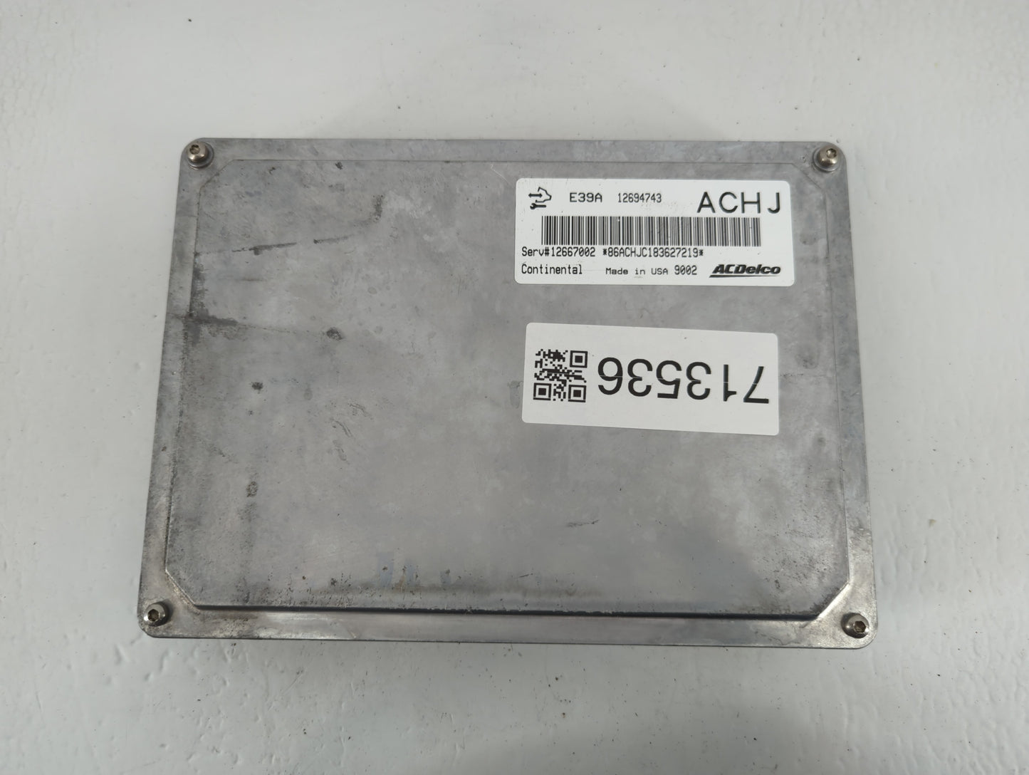 2017-2020 Chevrolet Impala PCM Engine Control Computer ECU ECM PCU OEM P/N:E39A 12694743 Fits Fits 2017 2018 2019 2020 OEM U