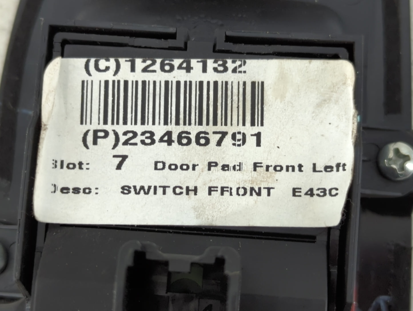 2014-2020 Chevrolet Impala Master Power Window Switch Replacement Driver Side Left P/N:23466791 Fits OEM Used Auto Parts - O