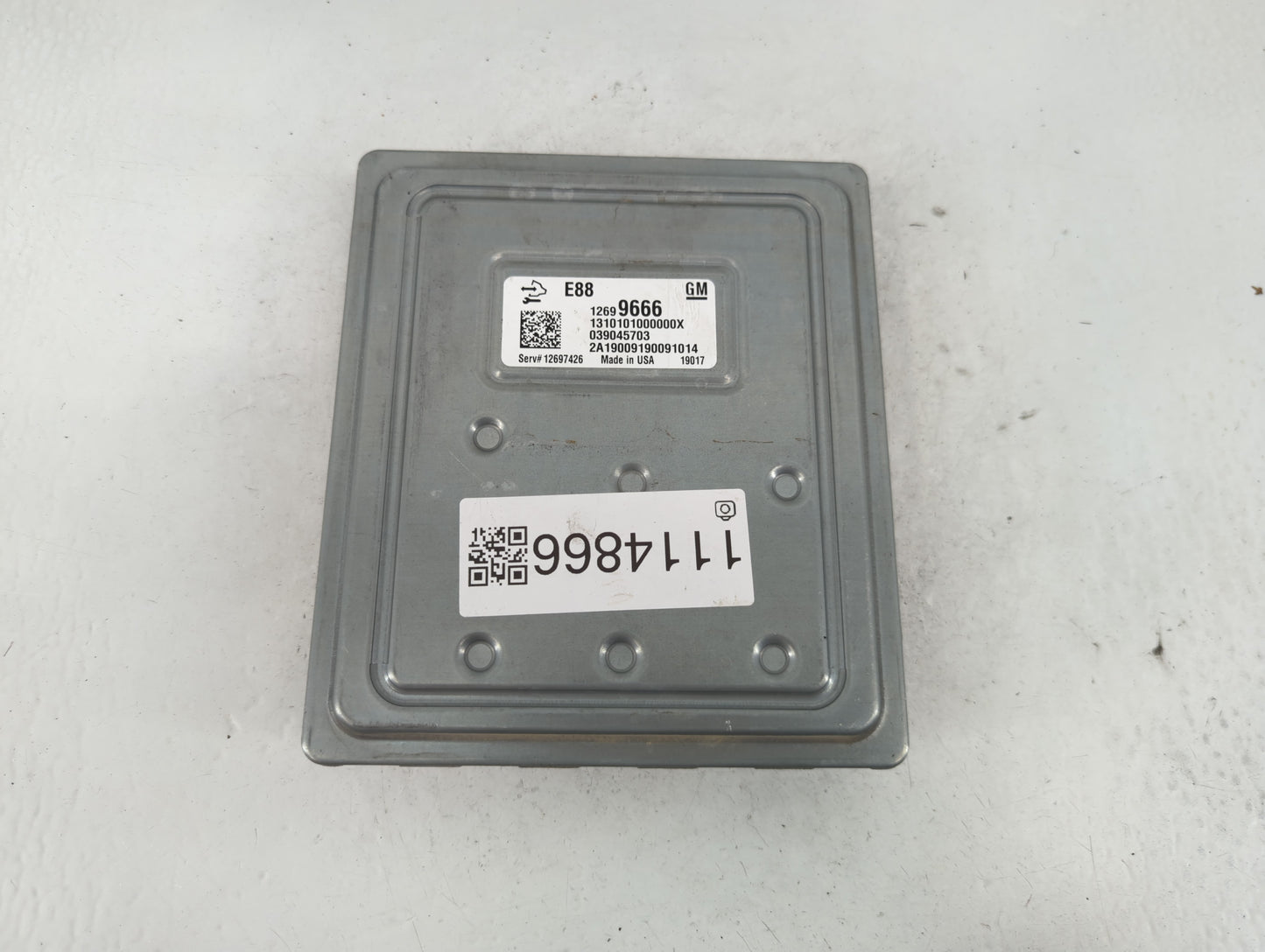 2018-2019 Chevrolet Malibu PCM Engine Control Computer ECU ECM PCU OEM P/N:12699666 Fits Fits 2018 2019 OEM Used Auto Parts 