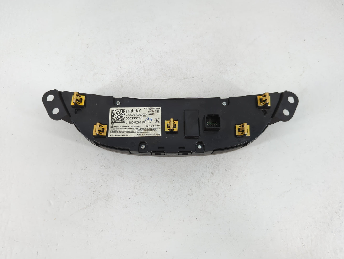 2019-2021 Chevrolet Malibu Climate Control Module Temperature AC/Heater Replacement P/N:84426651 Fits Fits 2019 2020 2021 OE