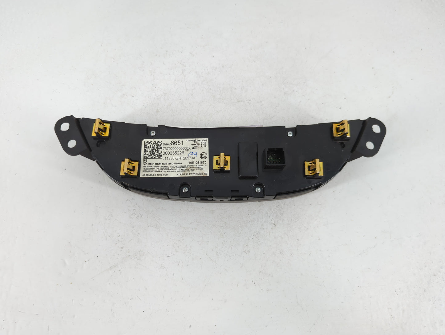 2019-2021 Chevrolet Malibu Climate Control Module Temperature AC/Heater Replacement P/N:84426651 Fits Fits 2019 2020 2021 OE