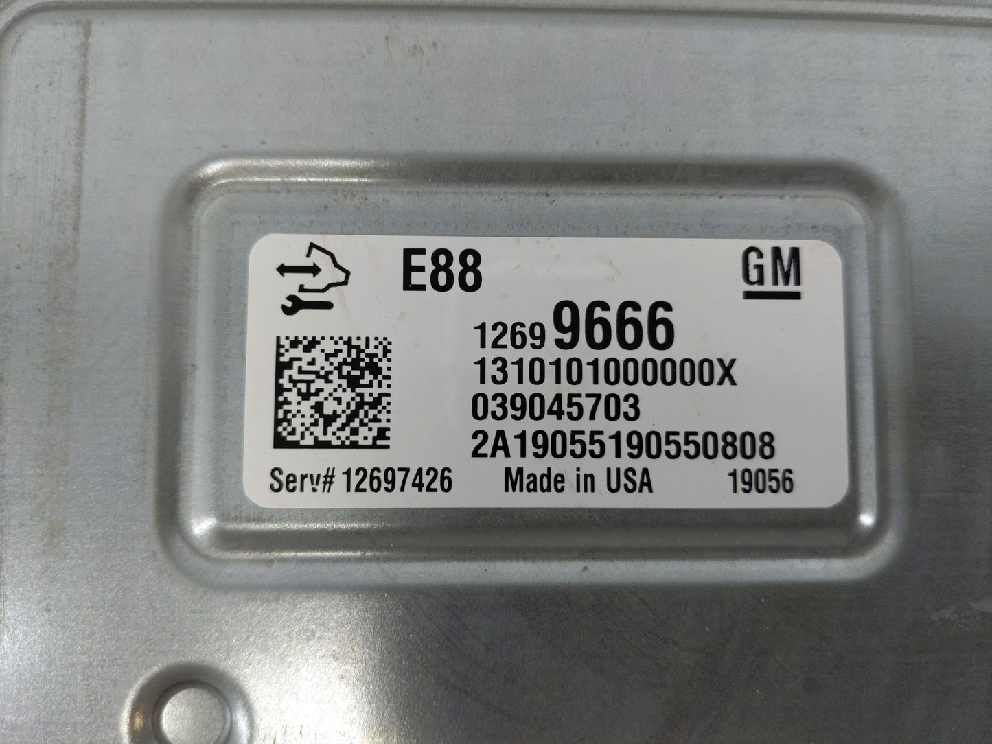 2018-2019 Chevrolet Malibu PCM Engine Control Computer ECU ECM PCU OEM P/N:12699666 Fits Fits 2018 2019 OEM Used Auto Parts 