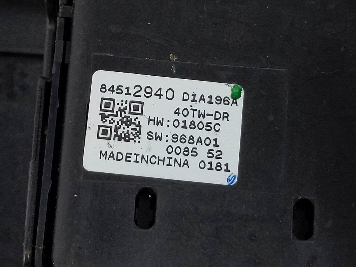 2016-2021 Chevrolet Malibu Master Power Window Switch Replacement Driver Side Left P/N:84512940 84151774 Fits OEM Used Auto 