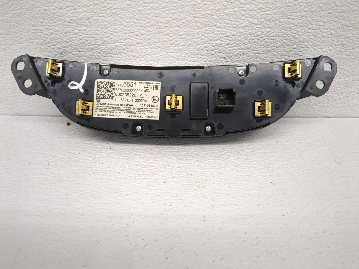 2019-2021 Chevrolet Malibu Climate Control Module Temperature AC/Heater Replacement P/N:84426651 Fits Fits 2019 2020 2021 OE