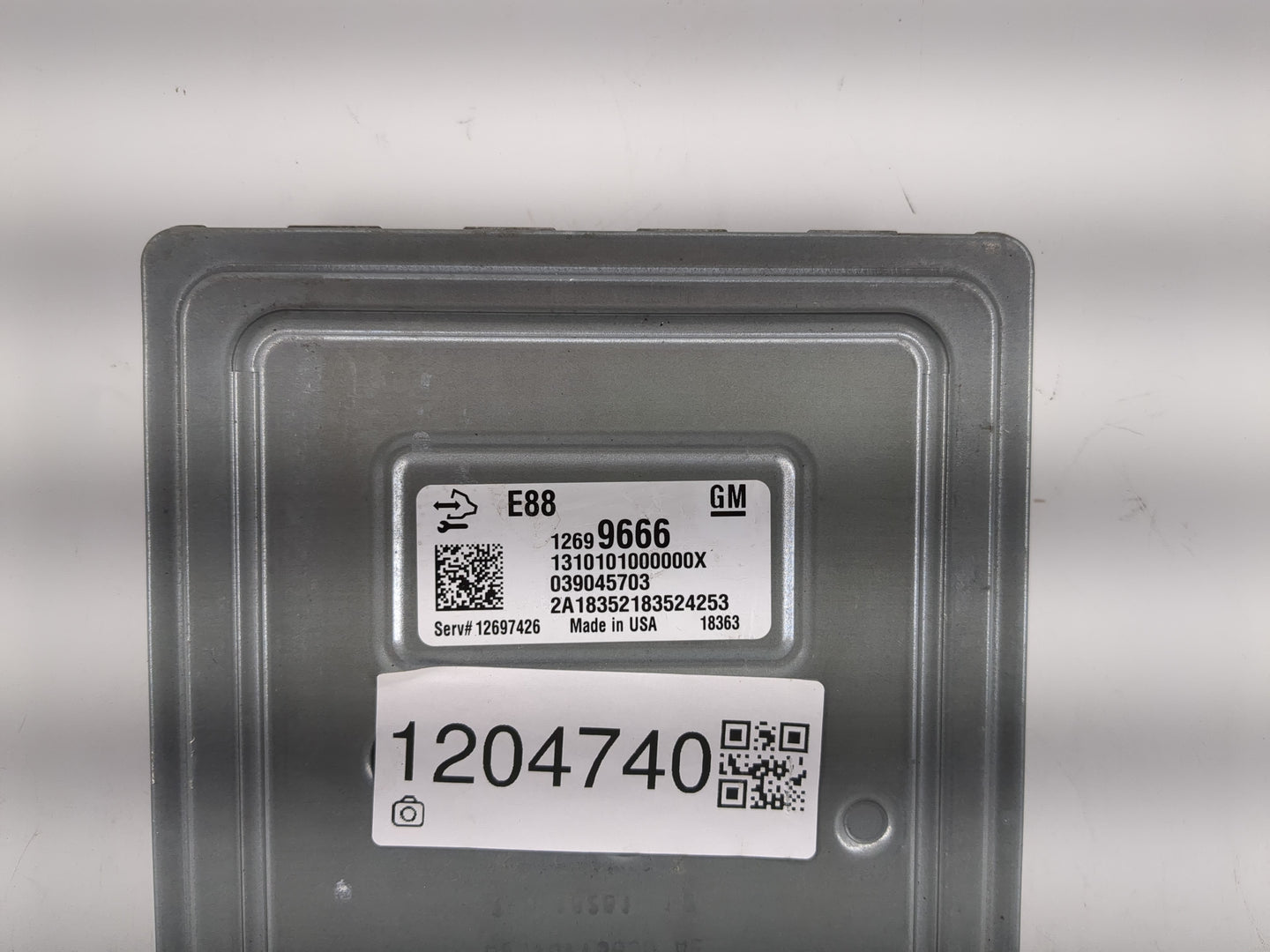 2018-2019 Chevrolet Malibu PCM Engine Control Computer ECU ECM PCU OEM P/N:12699666 Fits Fits 2018 2019 OEM Used Auto Parts 