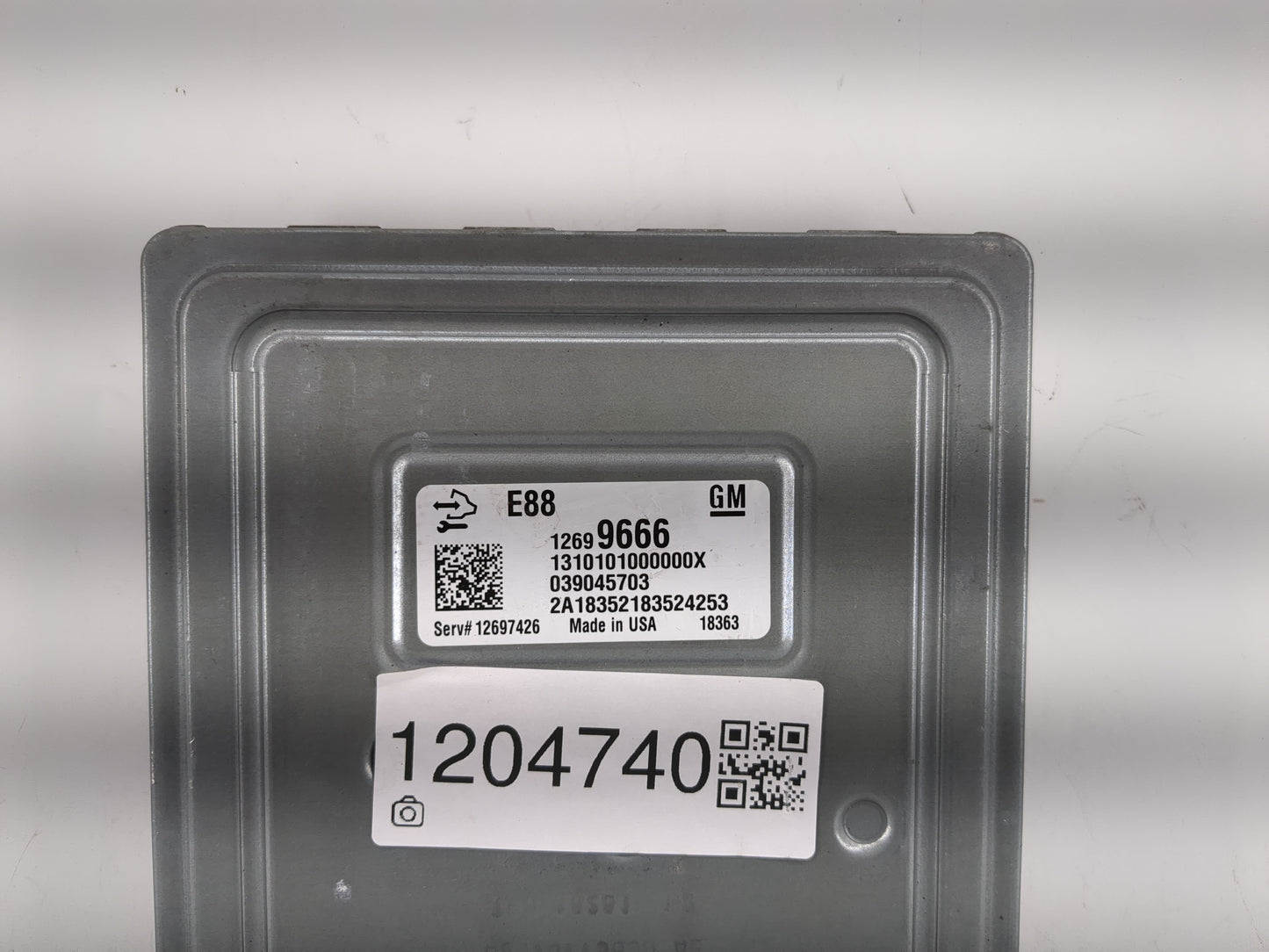 2018-2019 Chevrolet Malibu PCM Engine Control Computer ECU ECM PCU OEM P/N:12699666 Fits Fits 2018 2019 OEM Used Auto Parts 