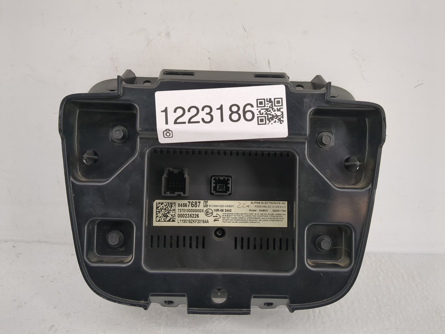 2019-2021 Chevrolet Malibu Radio AM FM Cd Player Receiver Replacement P/N:84567687 Fits Fits 2019 2020 2021 OEM Used Auto Pa