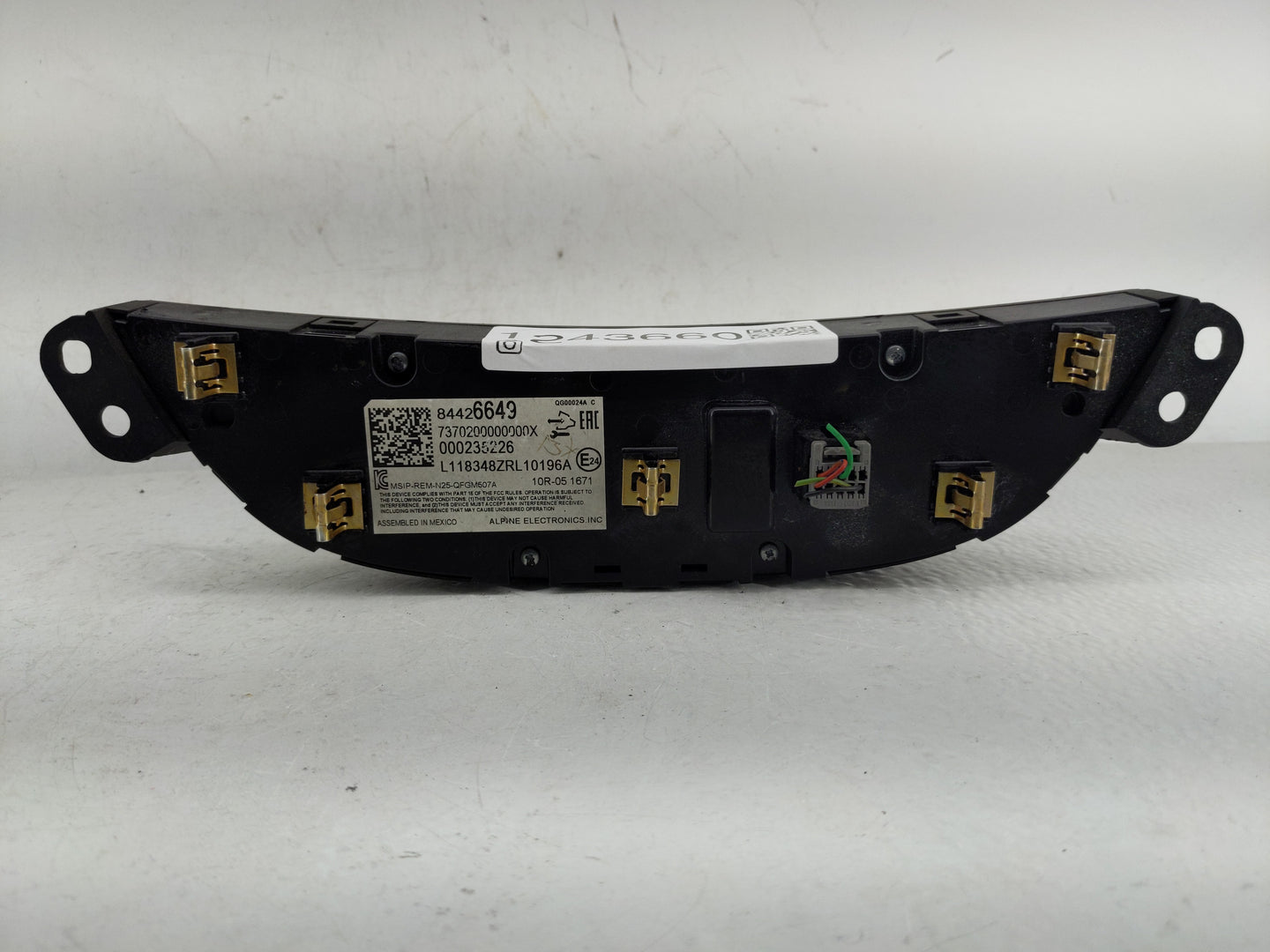 2018-2021 Chevrolet Malibu Climate Control Module Temperature AC/Heater Replacement P/N:84426649 Fits Fits 2018 2019 2020 20