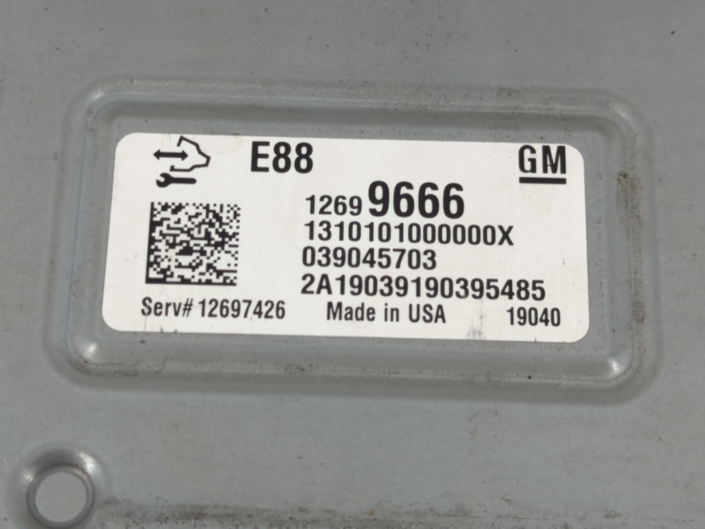 2018-2019 Chevrolet Malibu PCM Engine Control Computer ECU ECM PCU OEM P/N:12699666 Fits Fits 2018 2019 OEM Used Auto Parts 
