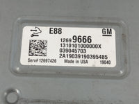 2018-2019 Chevrolet Malibu PCM Engine Control Computer ECU ECM PCU OEM P/N:12699666 Fits Fits 2018 2019 OEM Used Auto Parts 