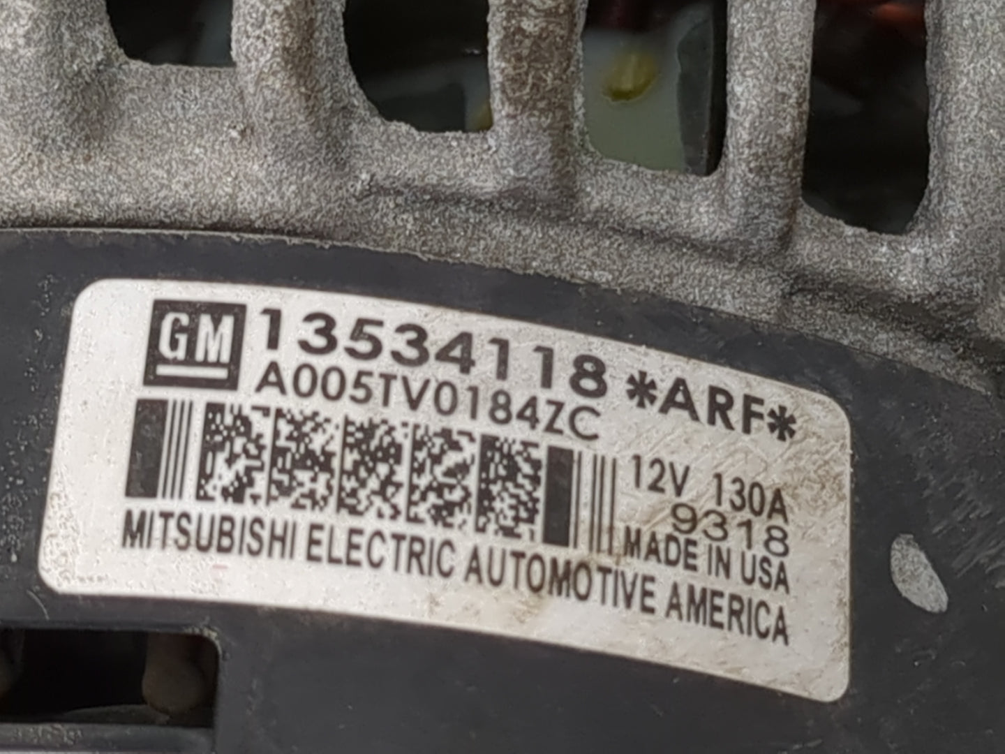 2019-2021 Chevrolet Malibu Alternator Replacement Generator Charging Assembly Engine OEM P/N:A005TV0184ZC 13534118 Fits OEM 