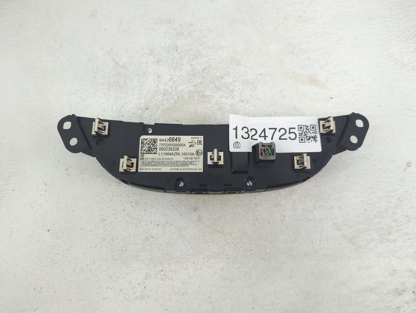 2018-2021 Chevrolet Malibu Climate Control Module Temperature AC/Heater Replacement P/N:84426649 Fits Fits 2018 2019 2020 20