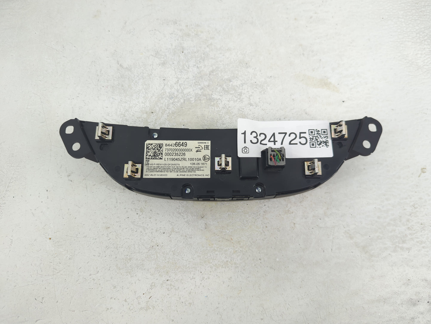 2018-2021 Chevrolet Malibu Climate Control Module Temperature AC/Heater Replacement P/N:84426649 Fits Fits 2018 2019 2020 20
