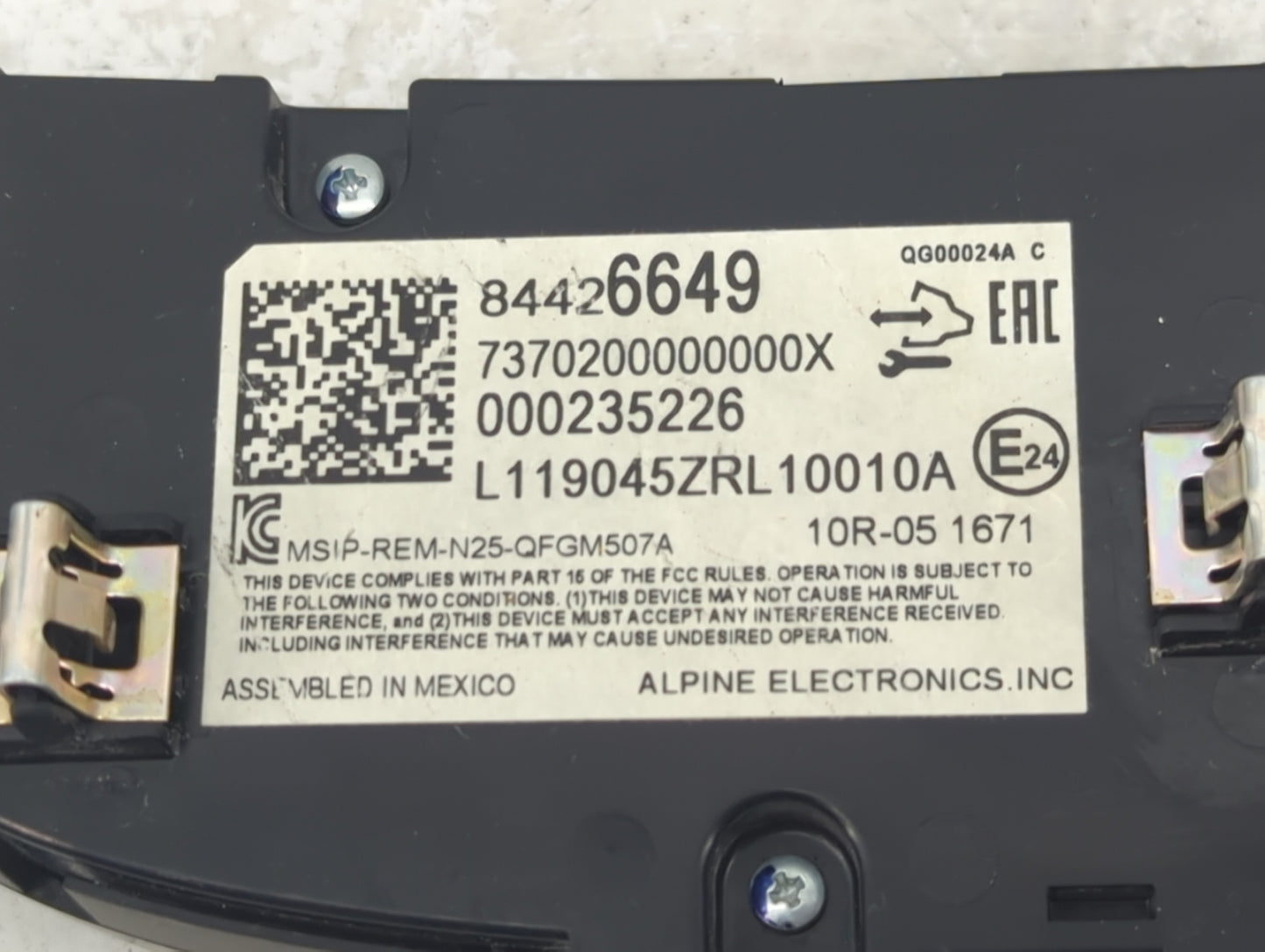 2018-2021 Chevrolet Malibu Climate Control Module Temperature AC/Heater Replacement P/N:84426649 Fits Fits 2018 2019 2020 20