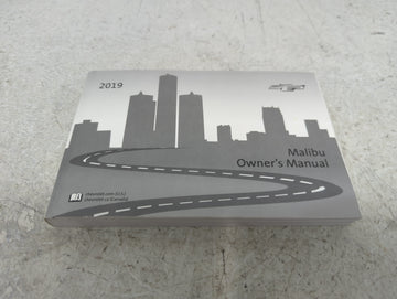 2019 Chevrolet Malibu Owners Manual Book Guide P/N:84074155 B OEM Used Auto Parts - Oemusedautoparts1.com