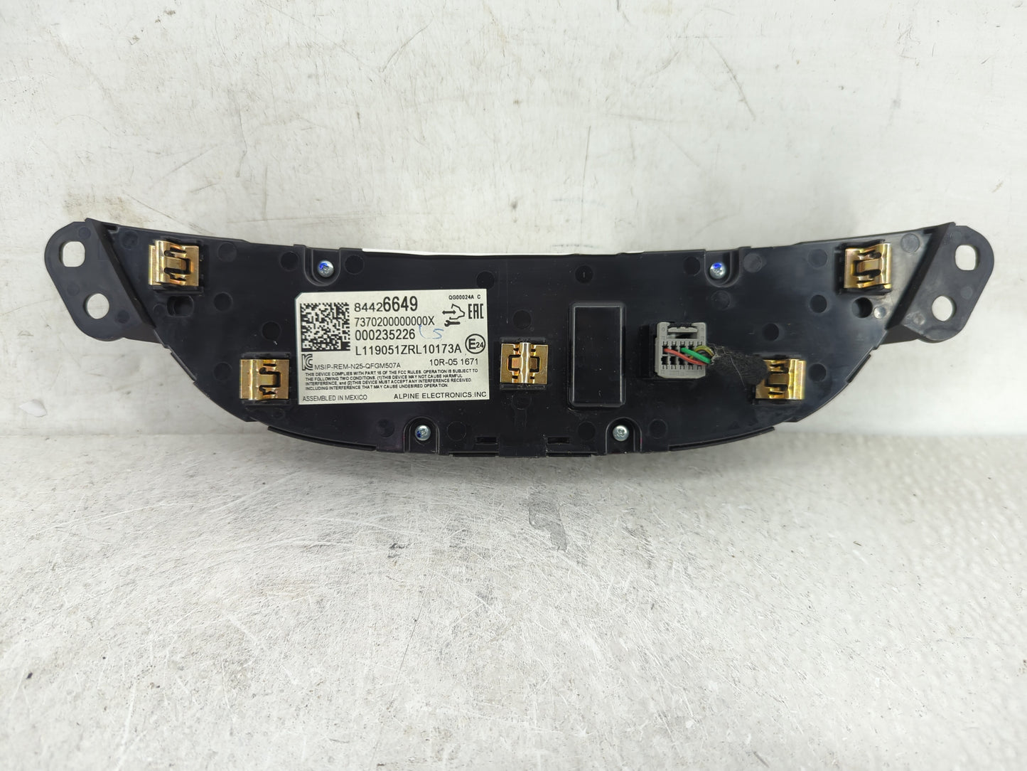 2018-2021 Chevrolet Malibu Climate Control Module Temperature AC/Heater Replacement P/N:84426649 Fits Fits 2018 2019 2020 20