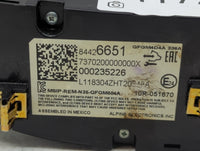 2019-2021 Chevrolet Malibu Climate Control Module Temperature AC/Heater Replacement P/N:000235226 84426651 Fits OEM Used Aut