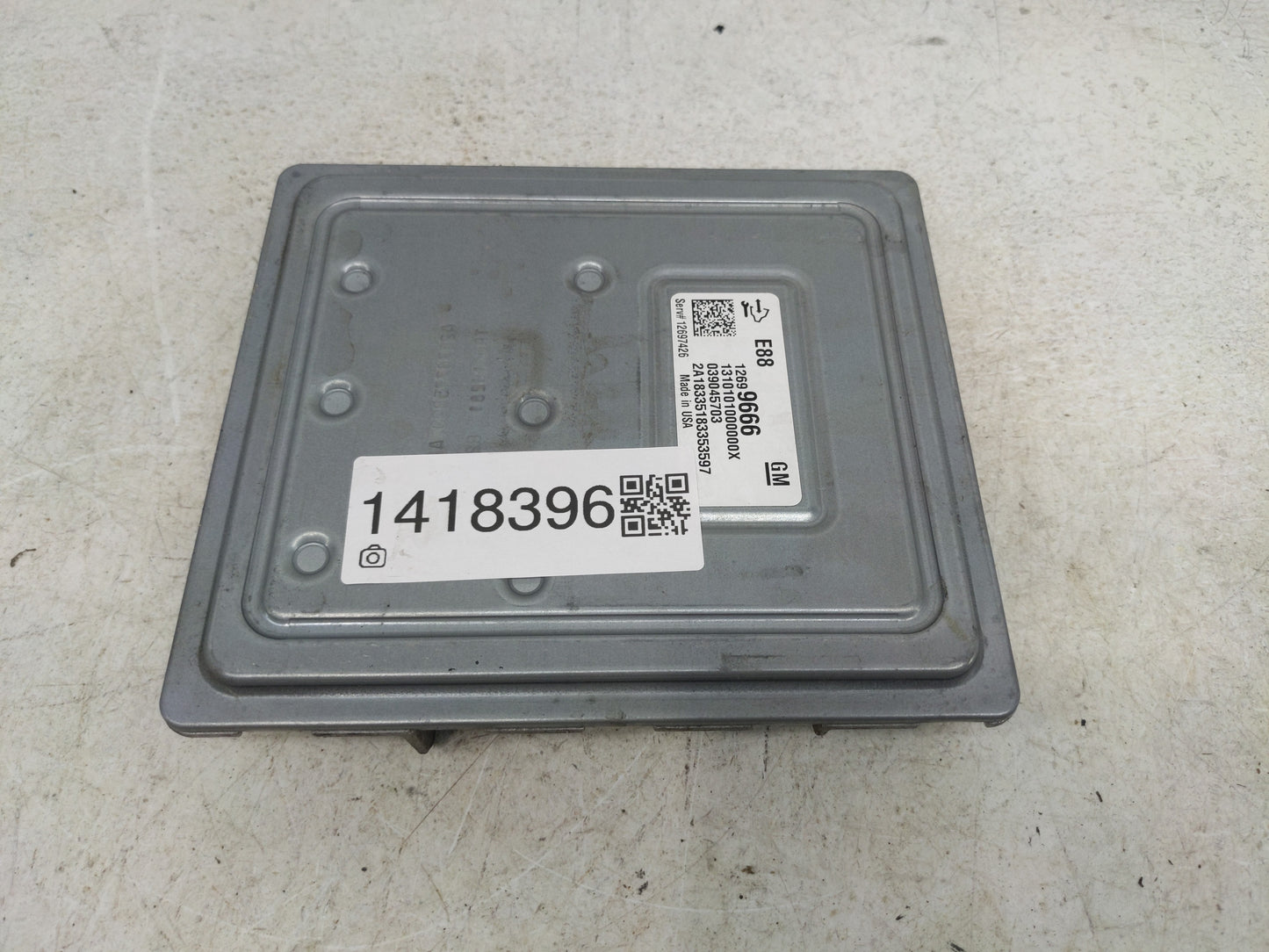 2018-2019 Chevrolet Malibu PCM Engine Control Computer ECU ECM PCU OEM P/N:039045703 12699666 Fits Fits 2018 2019 OEM Used A