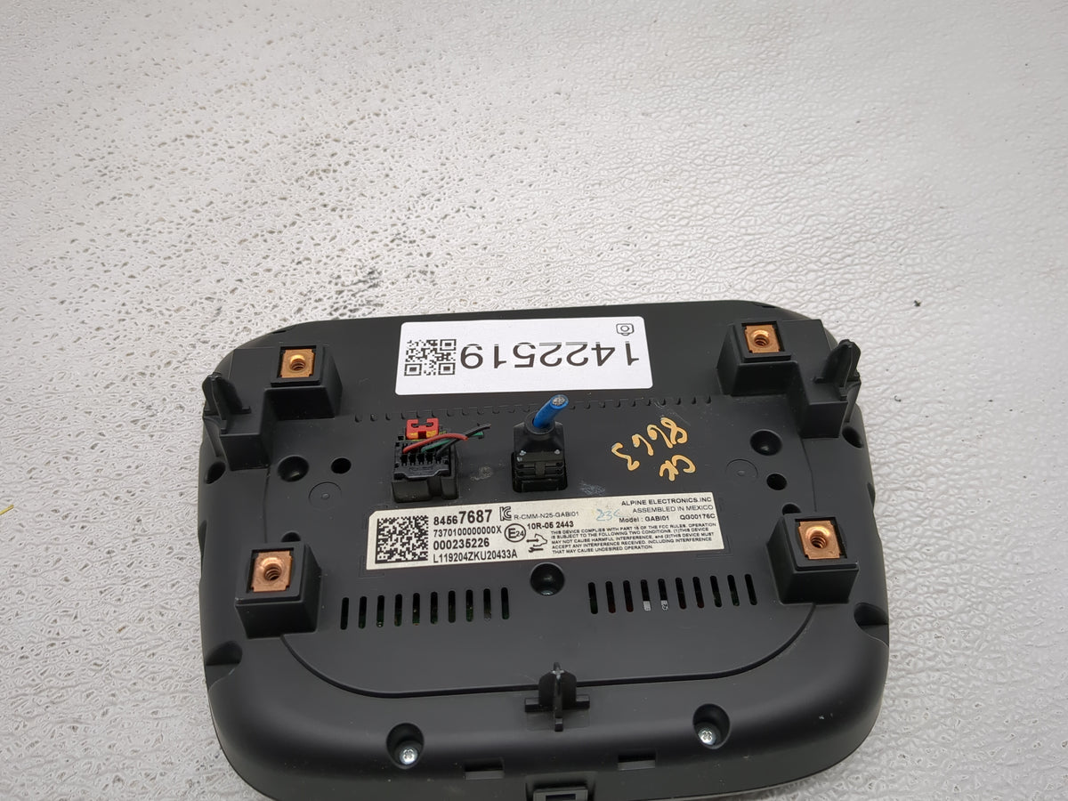2019 Chevrolet Malibu Information Radio Display Screen 1422519 - Oemusedautoparts1.com