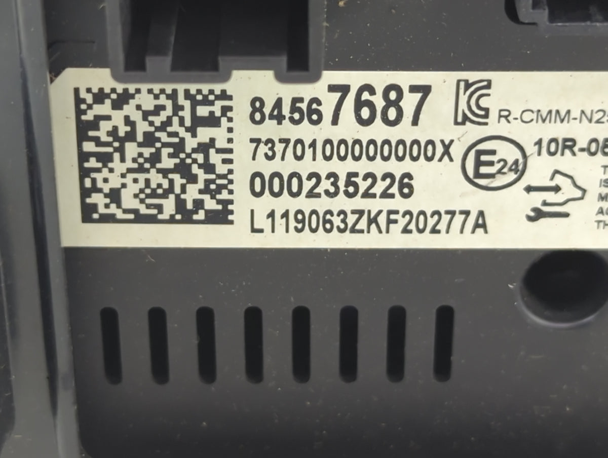 2019 Chevrolet Malibu Information Radio Display Screen 1422571 - Oemusedautoparts1.com