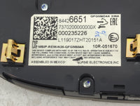 2019-2021 Chevrolet Malibu Climate Control Module Temperature AC/Heater Replacement P/N:84426651 Fits Fits 2019 2020 2021 OE
