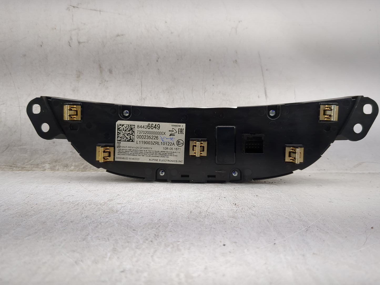 2018-2021 Chevrolet Malibu Climate Control Module Temperature AC/Heater Replacement P/N:84426649 Fits Fits 2018 2019 2020 20