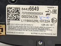 2018-2021 Chevrolet Malibu Climate Control Module Temperature AC/Heater Replacement P/N:84426649 Fits Fits 2018 2019 2020 20