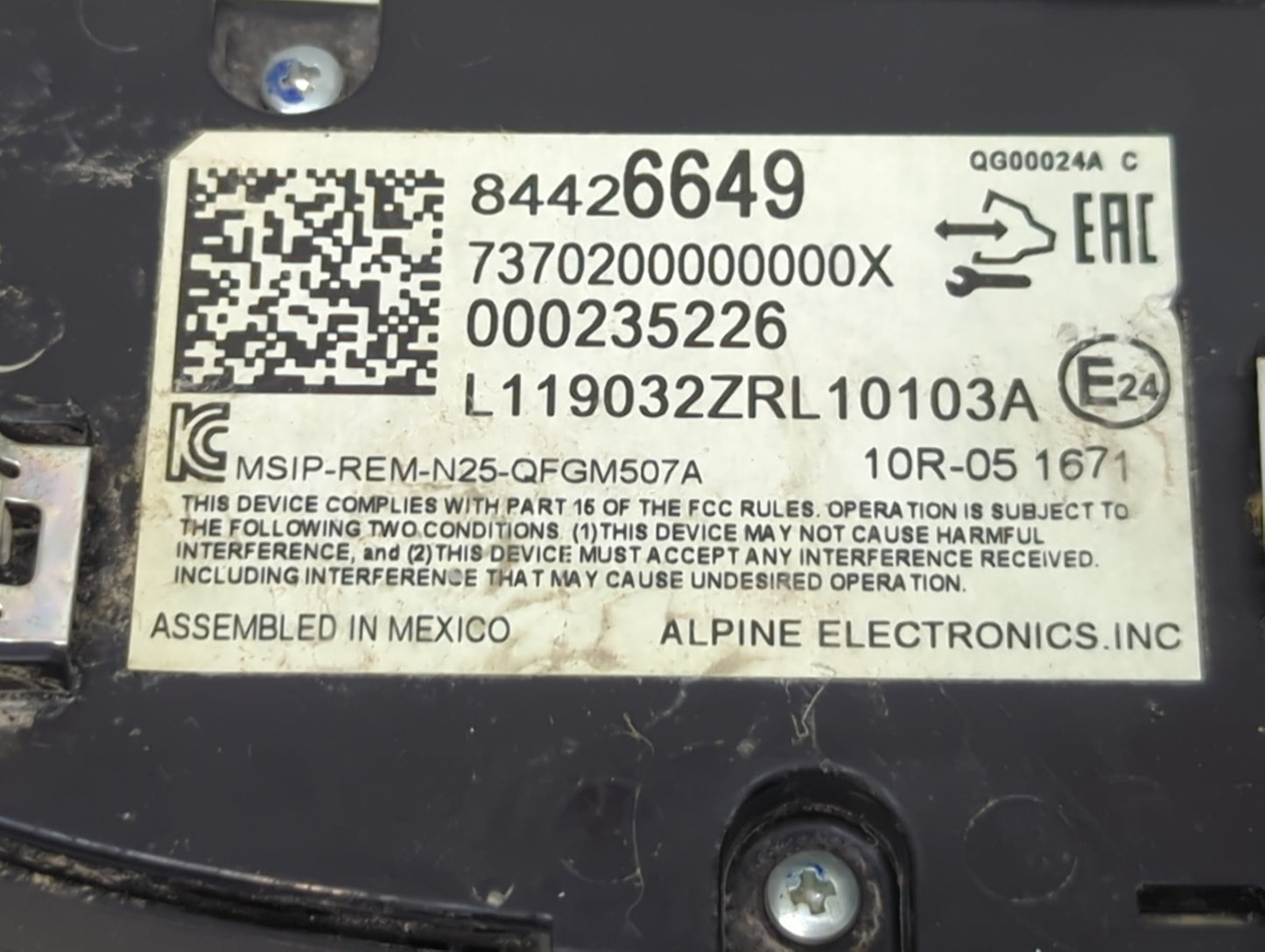 2018-2021 Chevrolet Malibu Climate Control Module Temperature AC/Heater Replacement P/N:84426649 7370200000000X Fits OEM Use