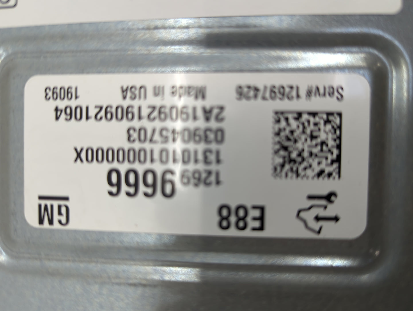 2018-2019 Chevrolet Malibu PCM Engine Control Computer ECU ECM PCU OEM P/N:12699666 12697426 Fits Fits 2018 2019 OEM Used Au