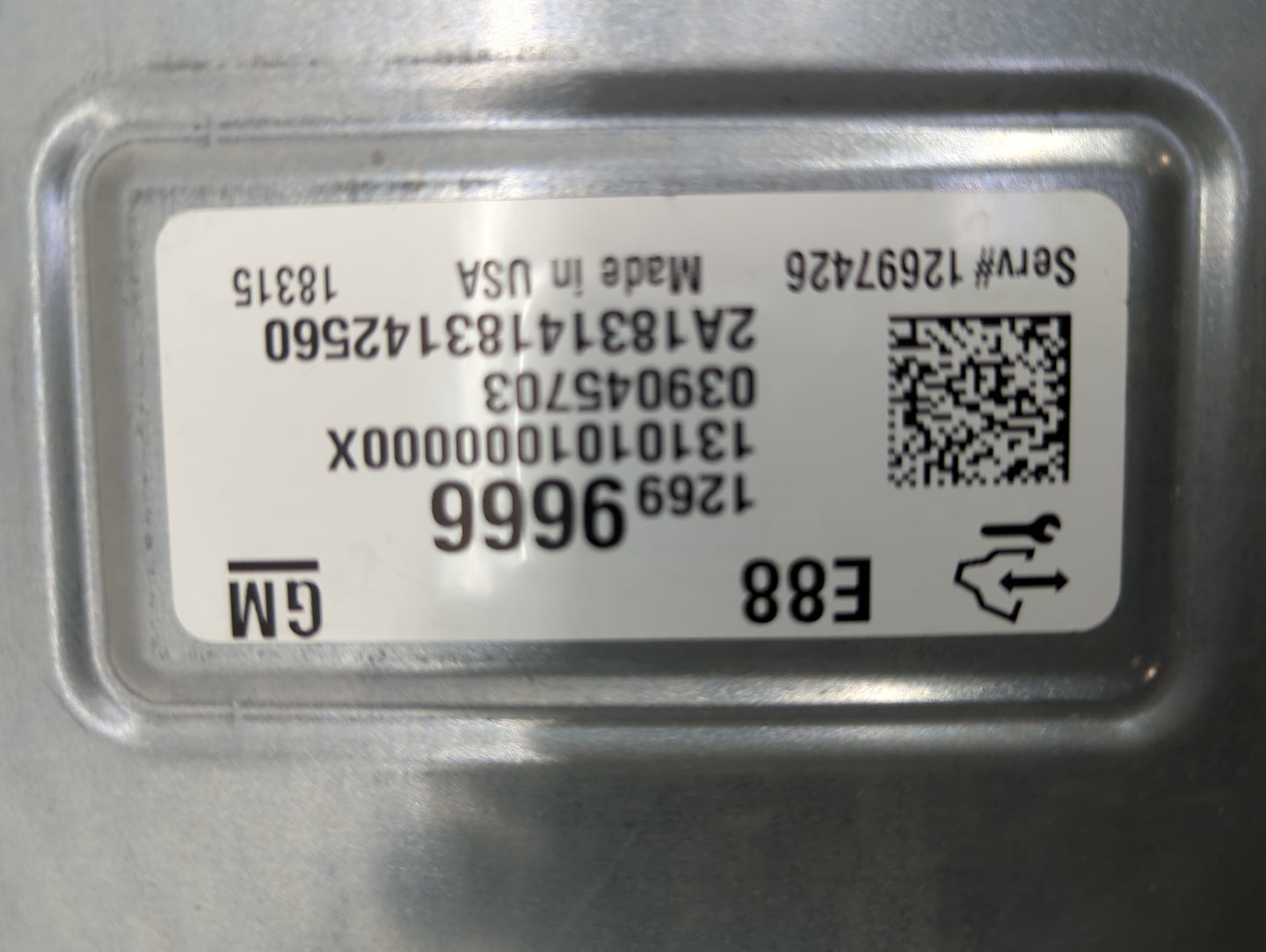 2018-2019 Chevrolet Malibu PCM Engine Control Computer ECU ECM PCU OEM P/N:A2C7477700 12699666 Fits Fits 2018 2019 OEM Used 