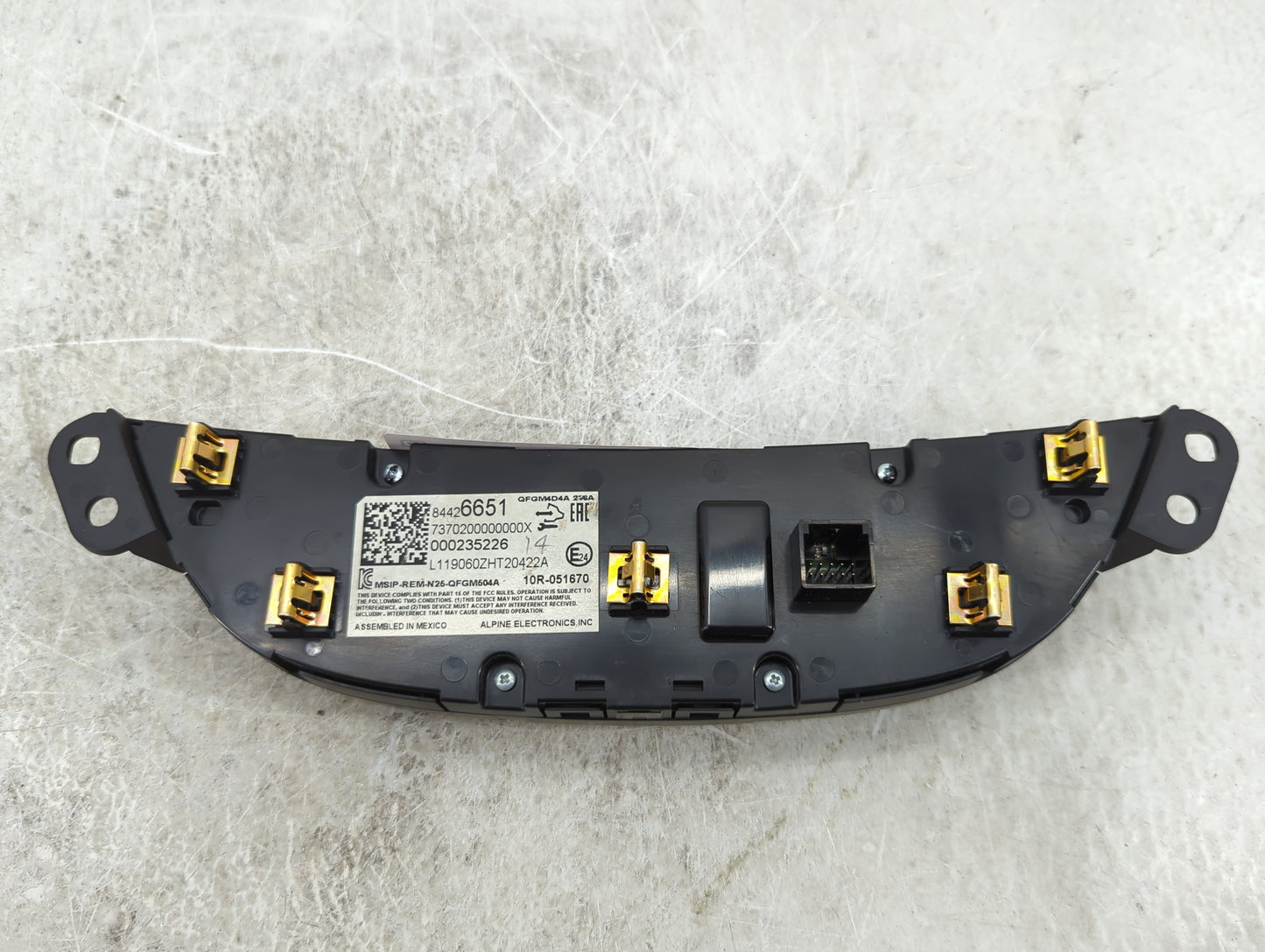 2019-2021 Chevrolet Malibu Climate Control Module Temperature AC/Heater Replacement P/N:84426651 QFGM4D4A Fits Fits 2019 202