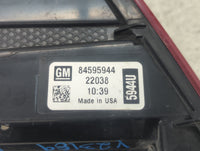 2019-2021 Chevrolet Malibu Tail Light Assembly Driver Left OEM P/N:84595944 84882377 Fits Fits 2019 2020 2021 OEM Used Auto 