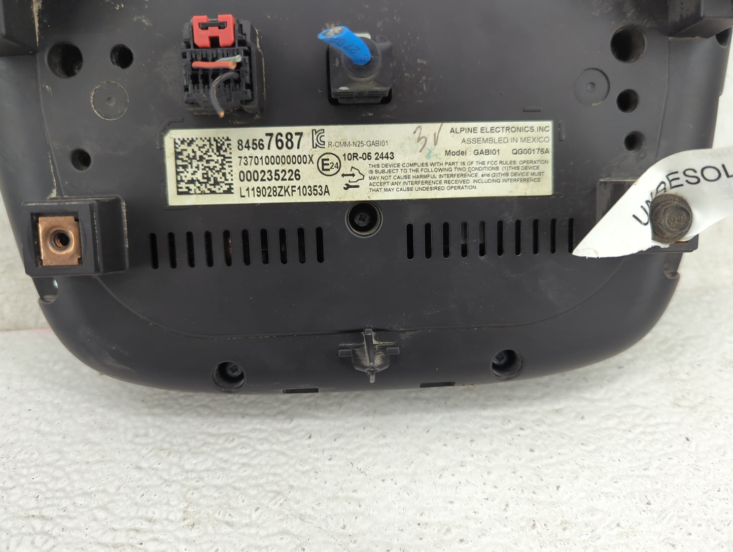Chevrolet Malibu Information Display Screen Black - Oemusedautoparts1.com