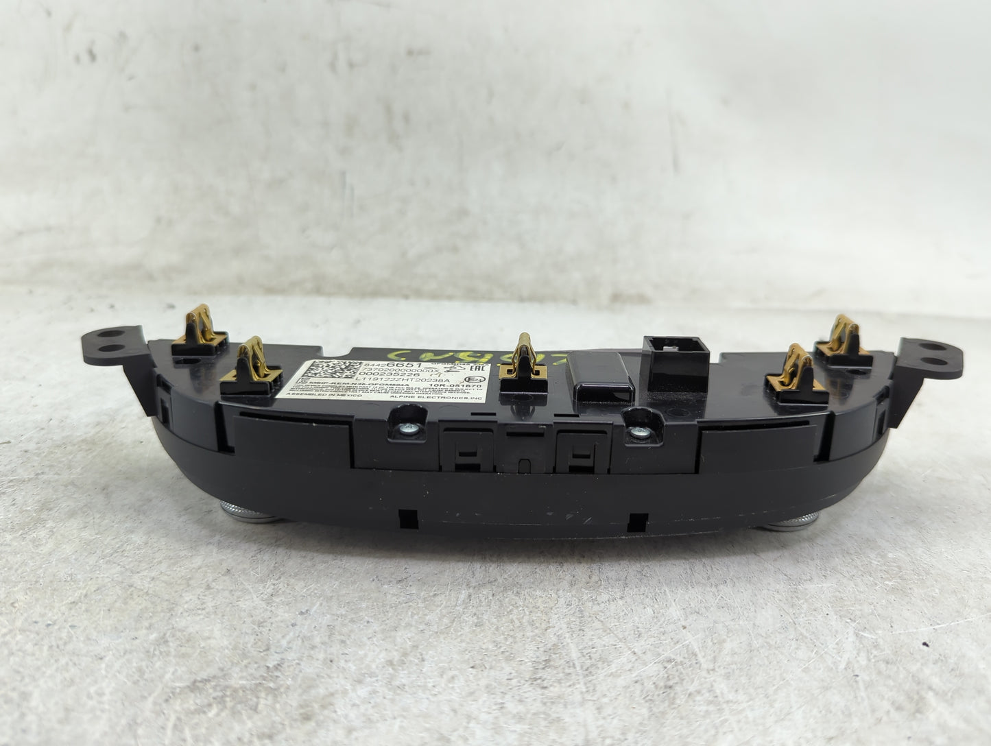 2019-2021 Chevrolet Malibu Climate Control Module Temperature AC/Heater Replacement P/N:84426651 Fits Fits 2019 2020 2021 OE