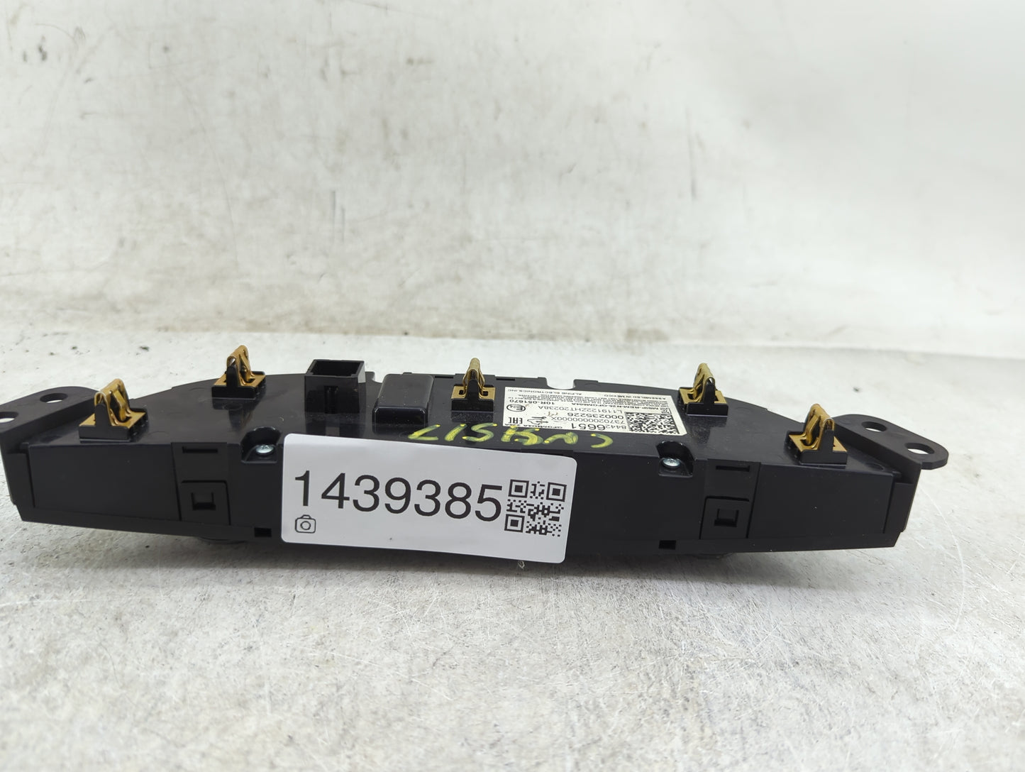 2019-2021 Chevrolet Malibu Climate Control Module Temperature AC/Heater Replacement P/N:84426651 Fits Fits 2019 2020 2021 OE