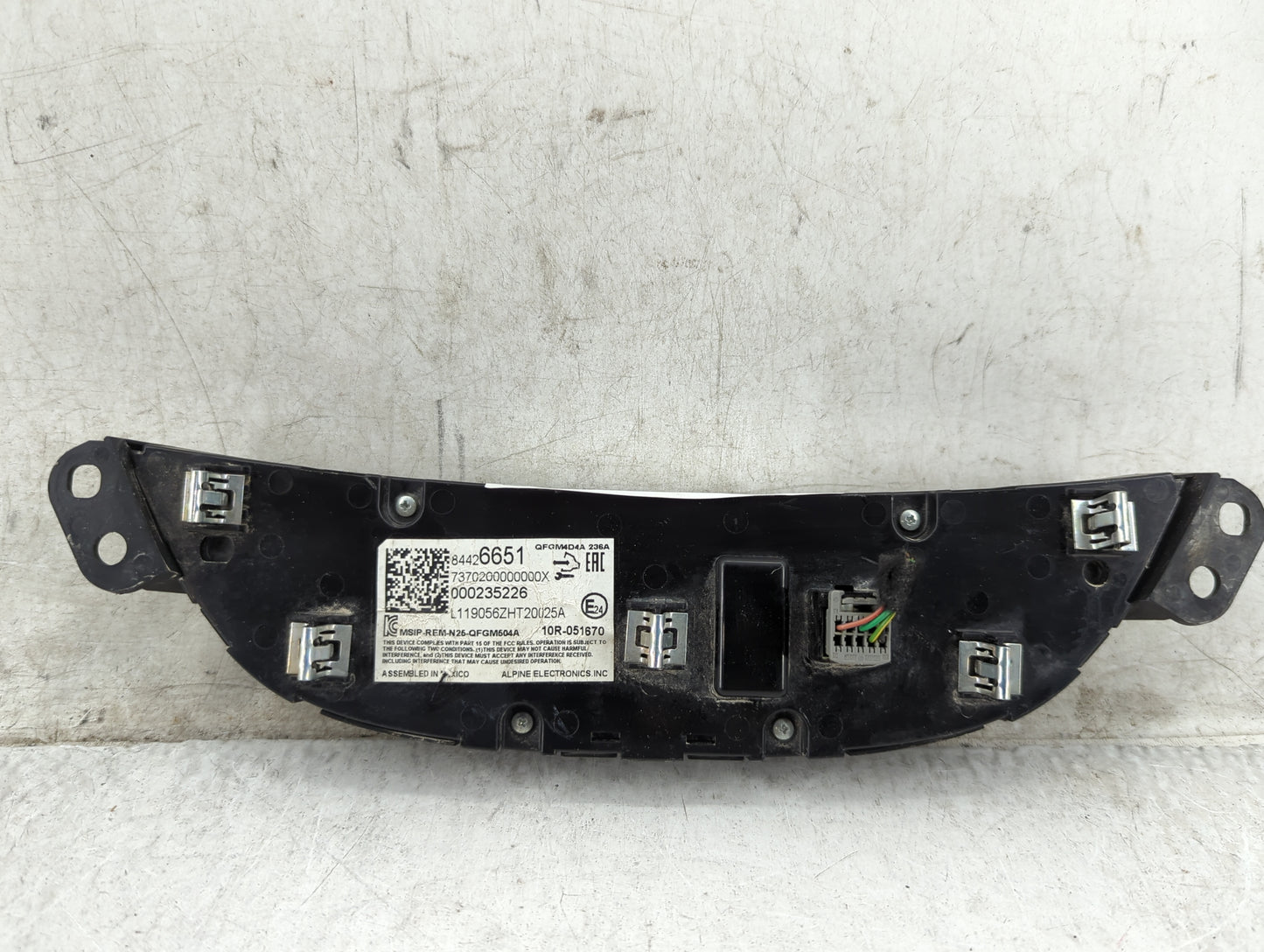 2019-2021 Chevrolet Malibu Climate Control Module Temperature AC/Heater Replacement P/N:84426651 Fits Fits 2019 2020 2021 OE