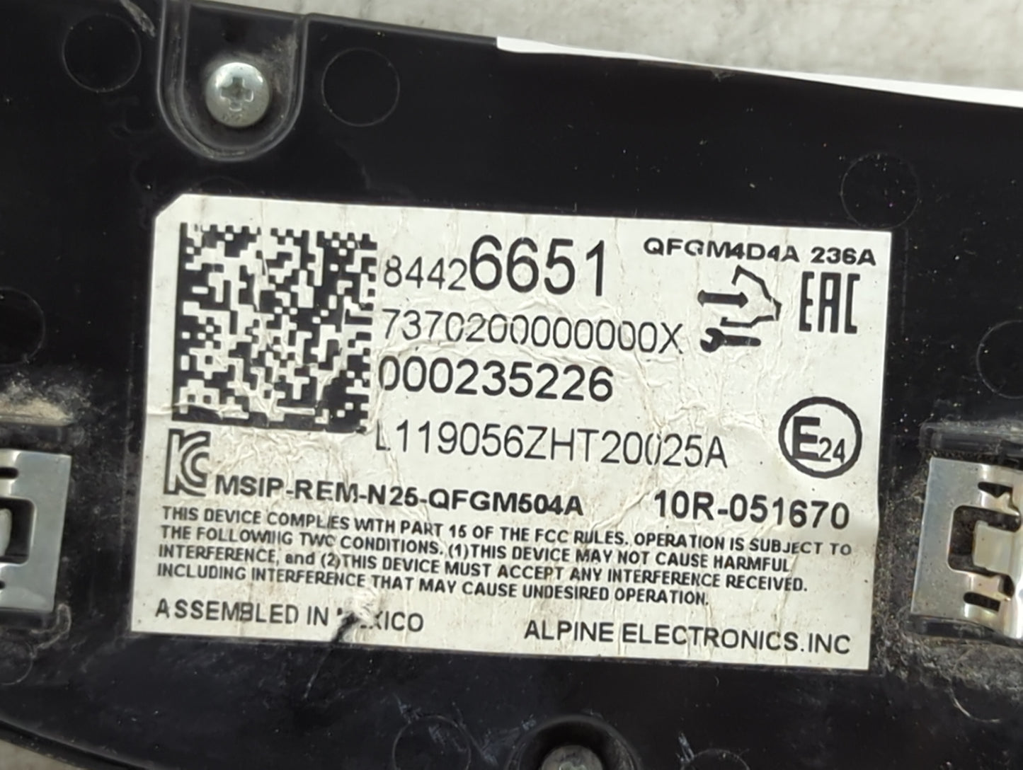 2019-2021 Chevrolet Malibu Climate Control Module Temperature AC/Heater Replacement P/N:84426651 Fits Fits 2019 2020 2021 OE