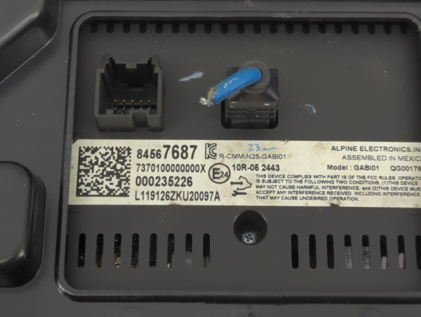 2019 Chevrolet Malibu Information Display Screen Black - Oemusedautoparts1.com