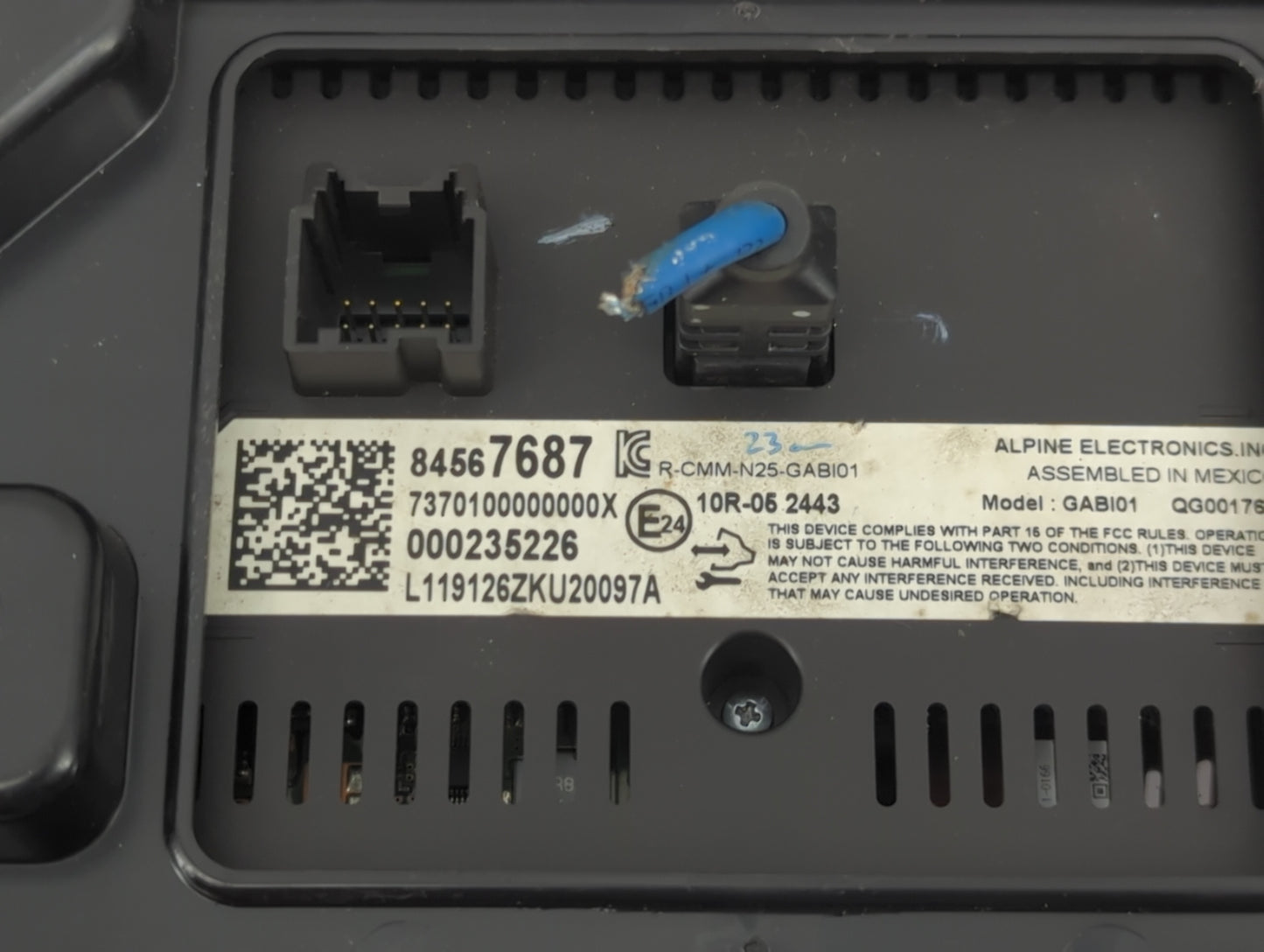 2019 Chevrolet Malibu Information Display Screen Black - Oemusedautoparts1.com